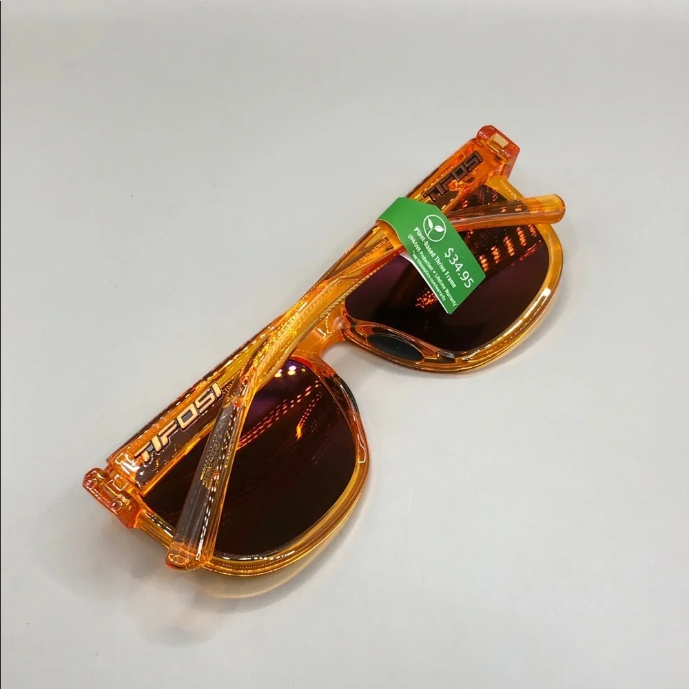 Tifosi Swank XL Amber Blaze Orange Mirror Unisex